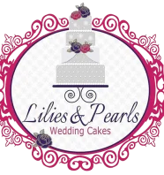 Lilies and Pearls Wedding Cakes